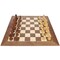 WE Games Luxury Wooden Chess Set - 21.75 inch Walnut and Sycamore Chess Board with Weighted Sheesham & Boxwood Staunton Chess Pieces